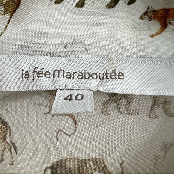 la fee Maraboutee Safari Print Button Down, EU size 40 - Picture 4 of 6